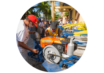 CGV Distributes Farm Equipment to Over 1,239 Bigueño Farmers