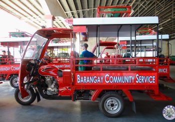 Turnover of Barangay Community Service